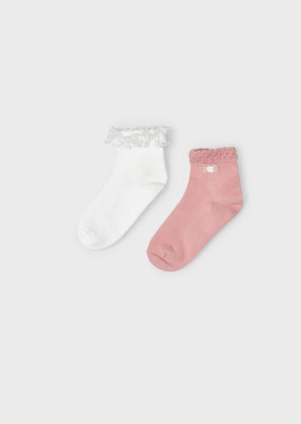 girls 2 pr frill socks
