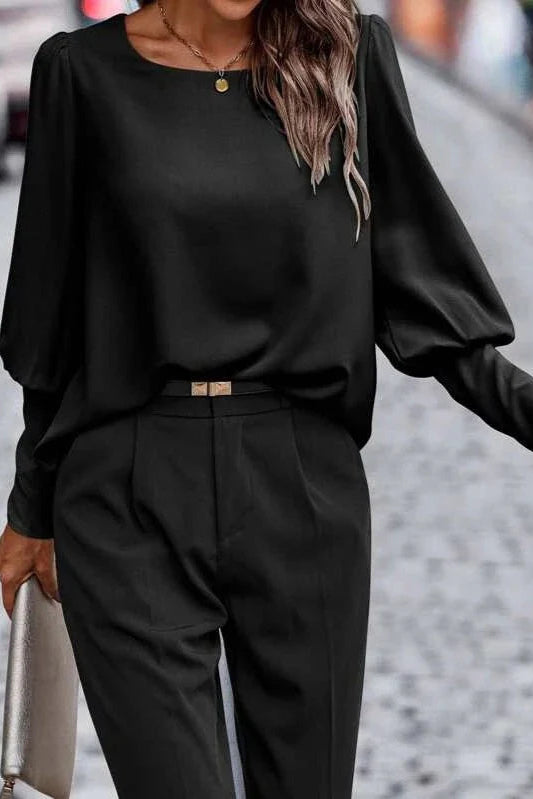 button back blouse