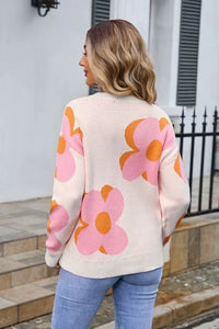 flower pop sweater