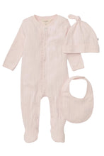 Load image into Gallery viewer, organic cotton pointelle 3pc set
