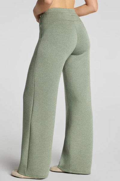 brush heather wide leg pant