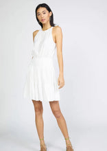 Load image into Gallery viewer, halter split neck smock waist dress
