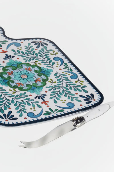melamine cheese board set talavera