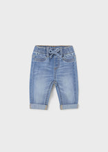 Load image into Gallery viewer, baby rollup denim pant
