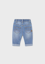 Load image into Gallery viewer, baby rollup denim pant
