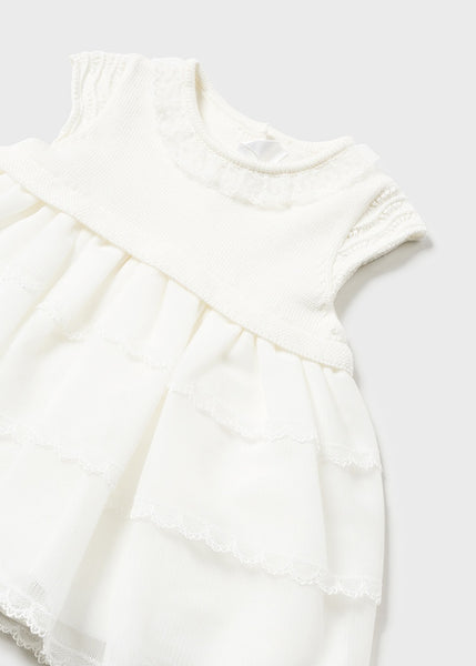 baby knit + tulle dress