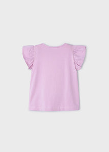 girls sequin pear tee