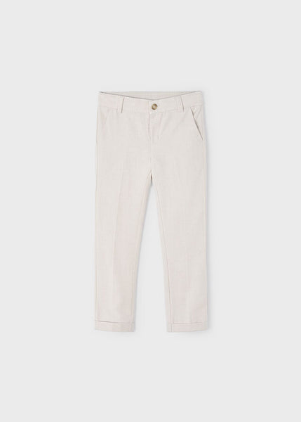 boys linen dress pant