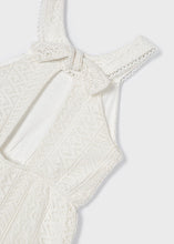 Load image into Gallery viewer, girls crochet romper
