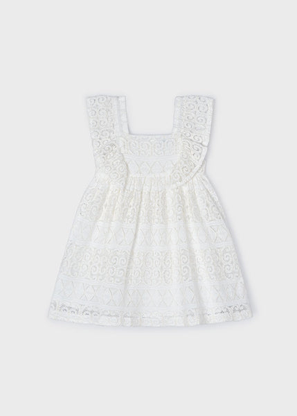 girls lace flutter dress