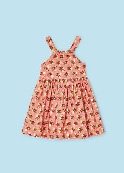 girls jersey parrots dress