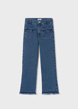 Load image into Gallery viewer, tween braid pocket wide jeans
