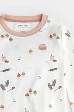 Load image into Gallery viewer, kids baking print pj set
