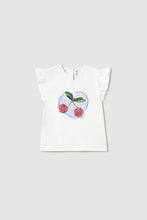 Load image into Gallery viewer, mini girl cherry heart tee
