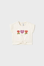 Load image into Gallery viewer, mini girl crochet heart tee
