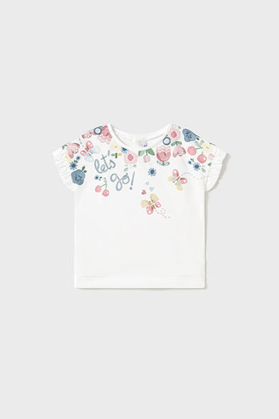 mini girl blooms tshirt