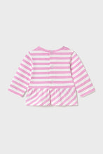 Load image into Gallery viewer, infant stripe chick tee
