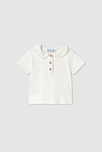 Load image into Gallery viewer, mini girl ruffle collar polo
