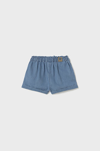 mini girl chambray shorts