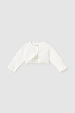 Load image into Gallery viewer, infant lace trim cardigan
