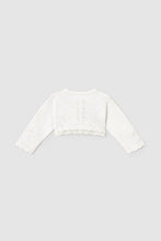 Load image into Gallery viewer, infant lace trim cardigan
