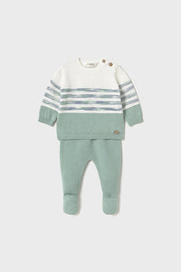 baby space dye sweater + pant set