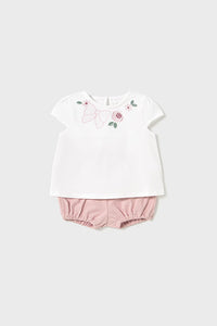 infant rose tee + bloomer