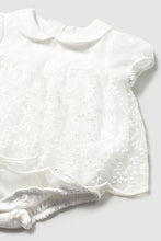 Load image into Gallery viewer, baby embroidered skirted bubble
