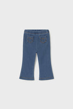 Load image into Gallery viewer, mini girl flare denim legging
