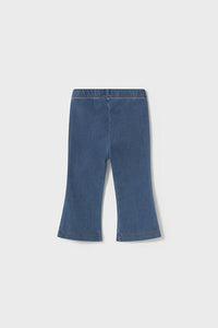 mini girl flare denim legging