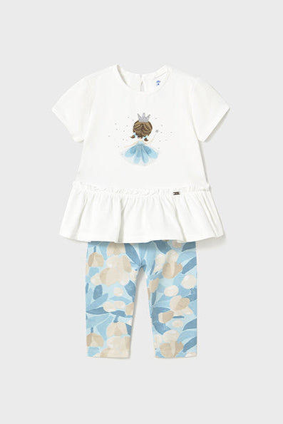 mini girl princess tee + legging set