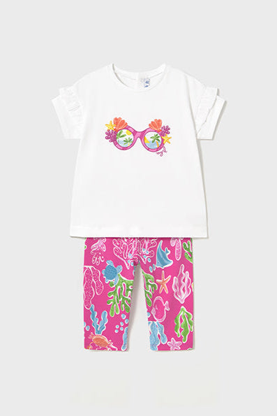 mini girl sea life tee + legging set