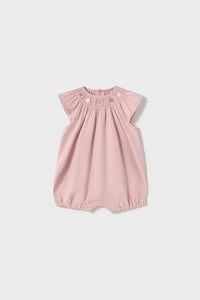 infant star trim romper