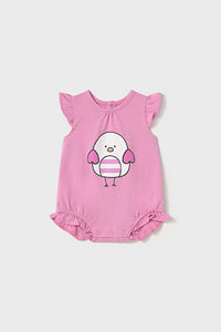 baby chick jersey romper
