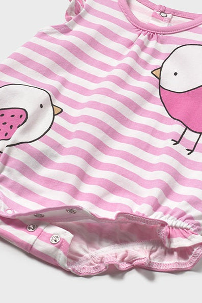 baby chick jersey romper
