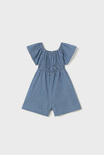 Load image into Gallery viewer, mini girl chambray romper
