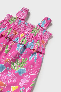 mini girl sea life romper