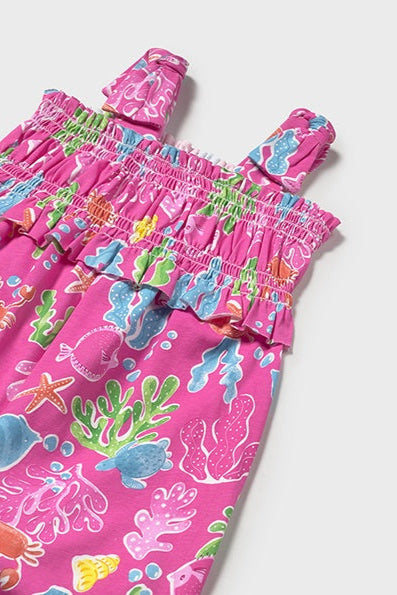 mini girl sea life romper