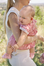 Load image into Gallery viewer, infant embroidered dress + bloomer
