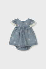 Load image into Gallery viewer, infant embroidered dress + bloomer
