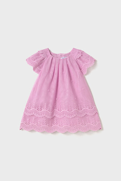 mini girl eyelet tulle dress