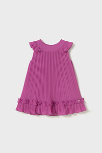mini girl pleat chiffon dress