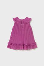 Load image into Gallery viewer, mini girl pleat chiffon dress
