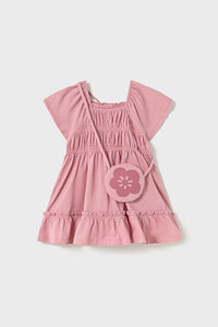 mini girl jersey dress + bag