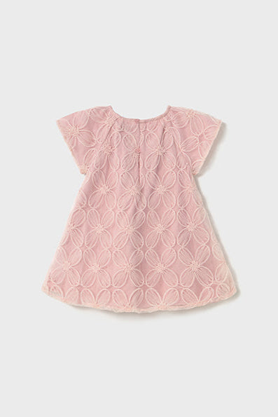 mini girl embroidered tulle dress