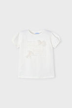 Load image into Gallery viewer, girls tulle trim tee
