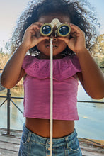 Load image into Gallery viewer, girls eyelet ruffle tee
