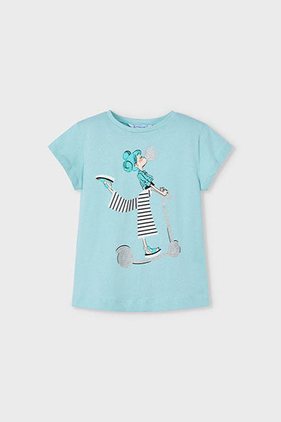 girls scooter tee