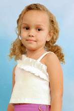 Load image into Gallery viewer, girls rib one shoulder top
