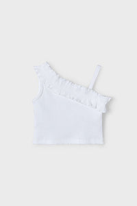 girls rib one shoulder top